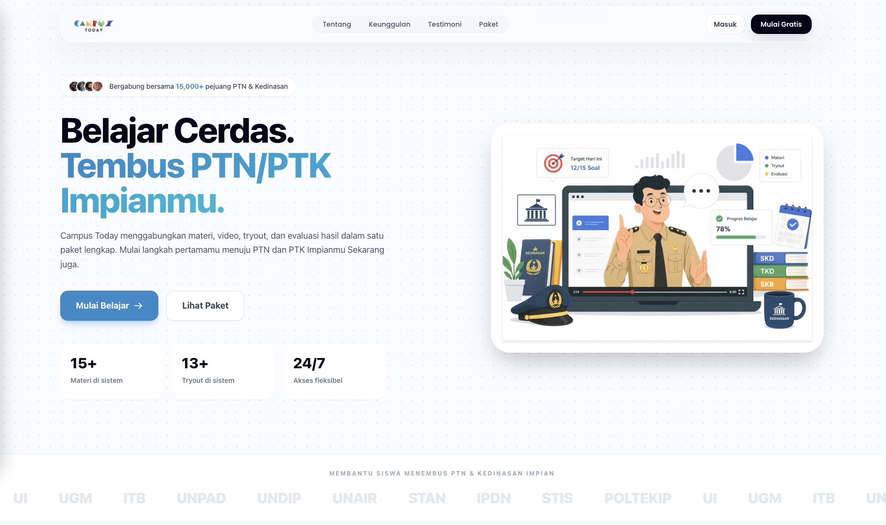 CAMPUSTODAY - E-Learning Platform
